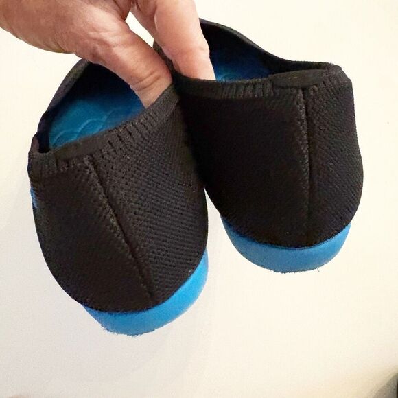 VIVAIA Tamia Walker Lightweight Almond-Toe Flats Black Knit size 43 US 11 - Picture 8 of 13